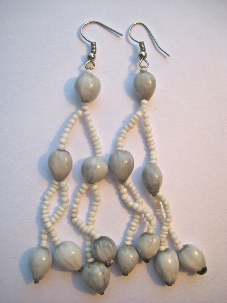 Masolo long dangling earrings