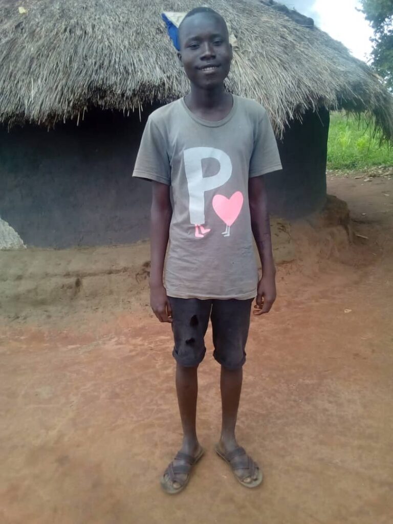 Young boy in Uganda